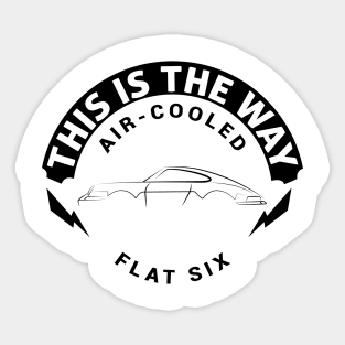 Air Cooled - This Is The Way Sticker